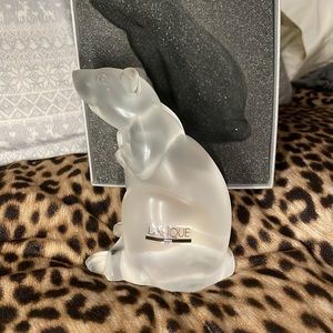 Lalique crystal Rat